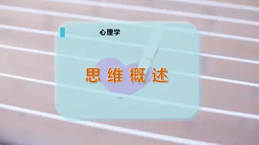 思 维 概 述