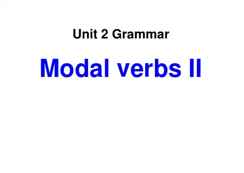 浙江省杭州市塘栖中学高中英语必修三教学课件：U2P4Grammar