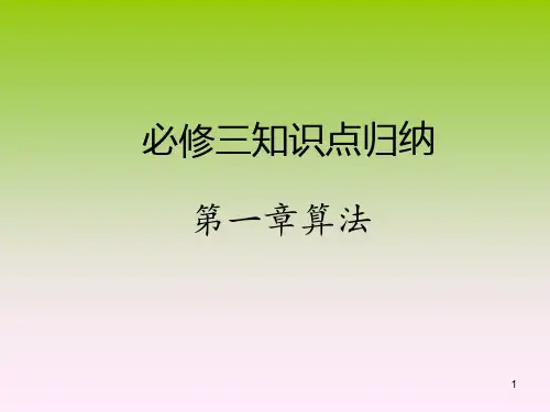 新人教版高中数学必修3知识总结ppt课件
