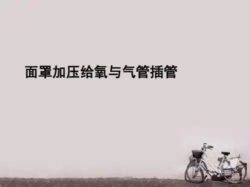面罩加压给氧与气管插管术  ppt课件