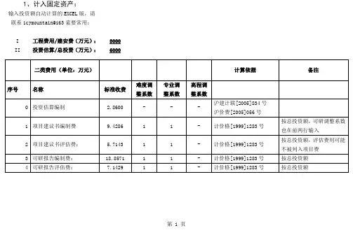 二类费用工程建设其他费用取费标准集合上海市2019年版共15页word资料