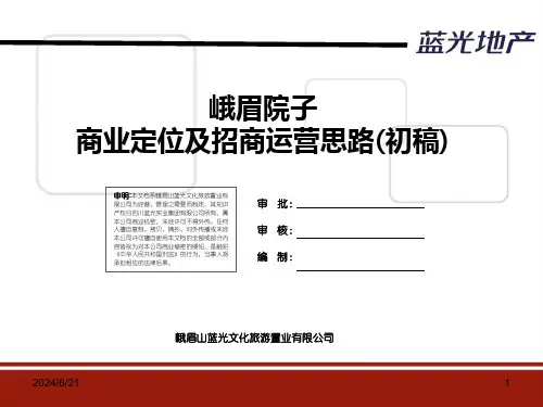 文旅特色小镇商业定位及执行方案