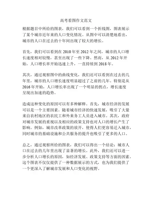 高考看图作文范文
