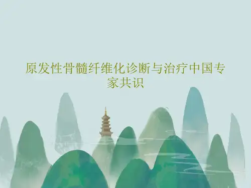 原发性骨髓纤维化诊断与治疗中国专家共识34页PPT