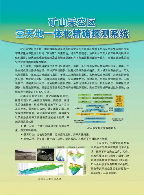 矿山采空区空天地一体化精确探测系统