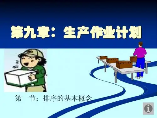 第十一章__生产作业计划