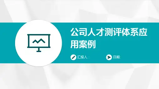 公司人才测评体系应用案例