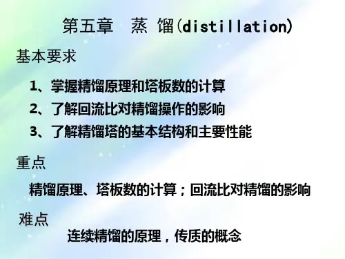 化工原理精馏-PPT