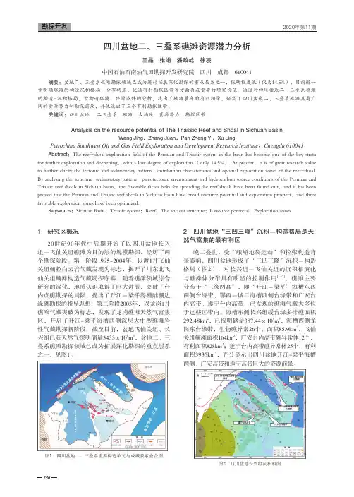 四川盆地二、三叠系礁滩资源潜力分析