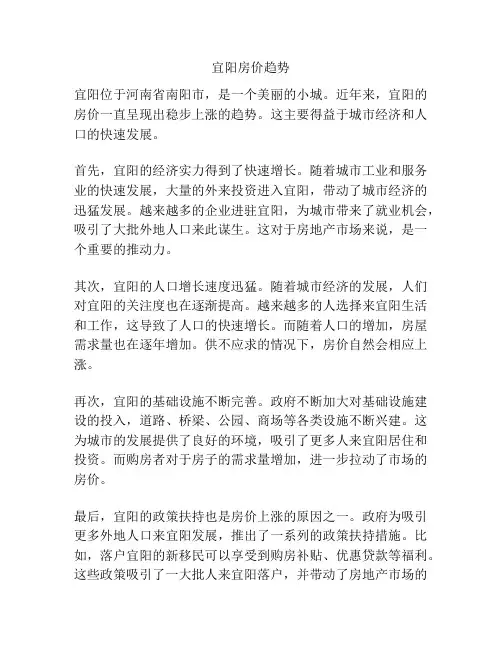 宜阳房价趋势