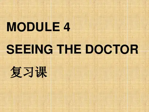 外研版八年级下册Module 4 复习课件(共48张PPT)
