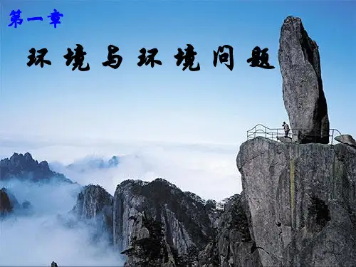 环境保护 第一章 环境与环境问题