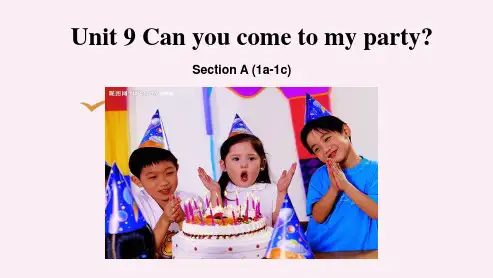Unit9 SectionA(1a-1c)课件-人教版八年级英语上册