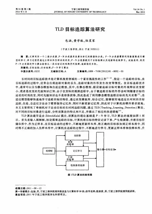 TLD目标追踪算法研究