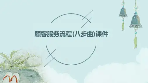 顾客服务流程(八步曲)课件