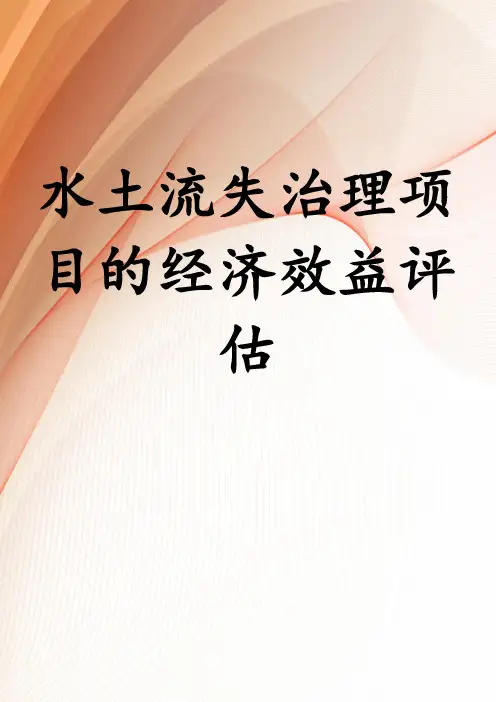 水土流失治理项目的经济效益评估