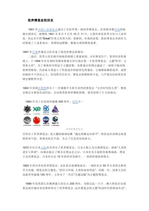 世博会的历史