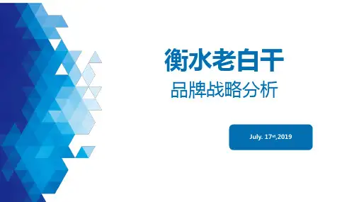 衡水老白干品牌战略分析