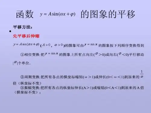 三角函数图像变换ppt