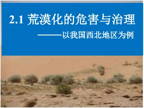 必修三2.1 荒漠化的危害与治理 课件(共36张PPT) 