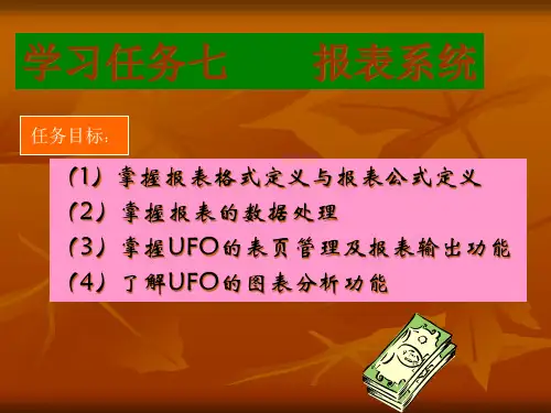 学习任务七报表系统管理