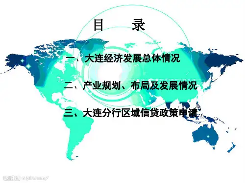 大连经济发展产业规划和布局情况-精品文档