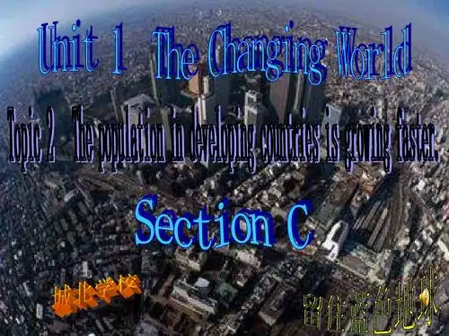 仁爱英语九年级上册Unit 1 Topic 2 Section C