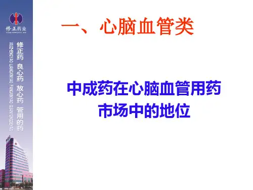 修正药业产品知识讲解