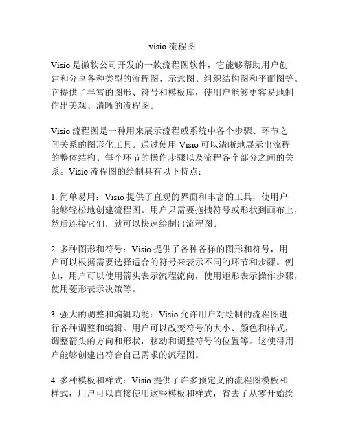 visio 流程图