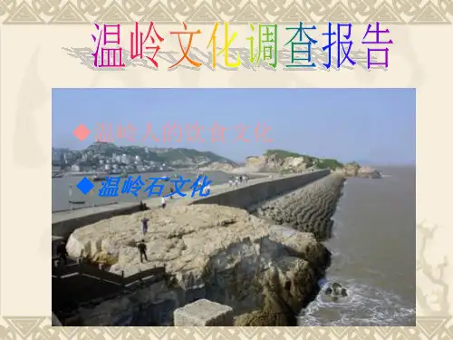 温岭文化调查报告