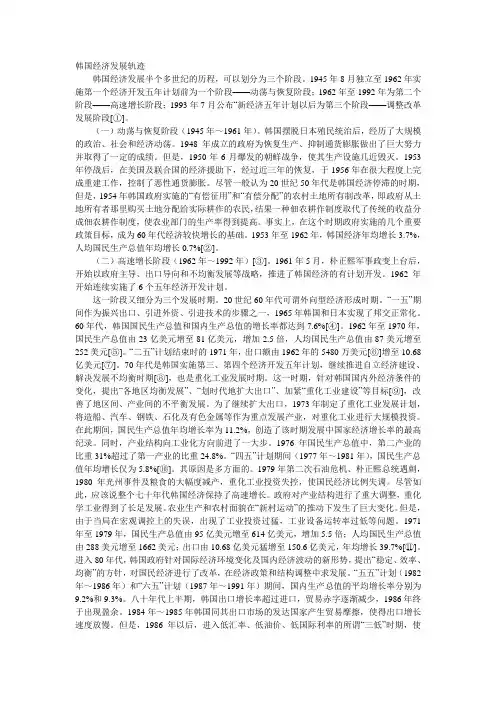 韩国经济