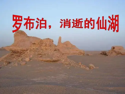 《罗布泊,消逝的仙湖》精品ppt课件