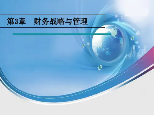 财务战略与管理概述