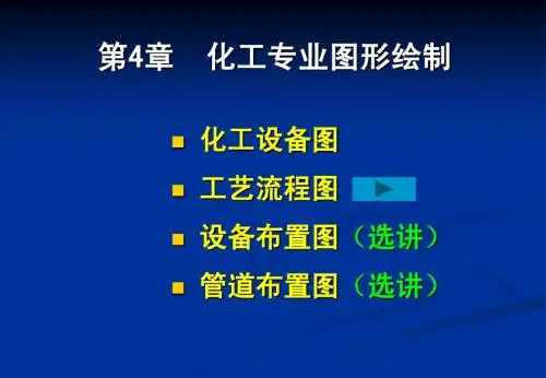 第4章 化工专业图形绘制