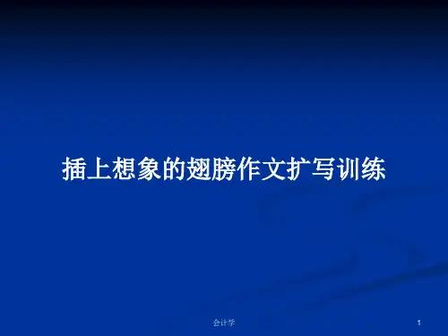 插上想象的翅膀作文扩写训练PPT教案学习
