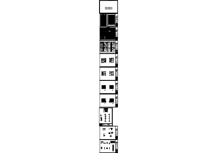 全套私人别墅建筑设计cad施工图