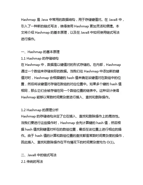 hashmap java8 链式写法