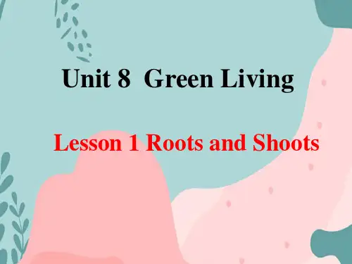Unit8Lesson1课件2021-2022学年高中英语北师大版(2019)必修第三册