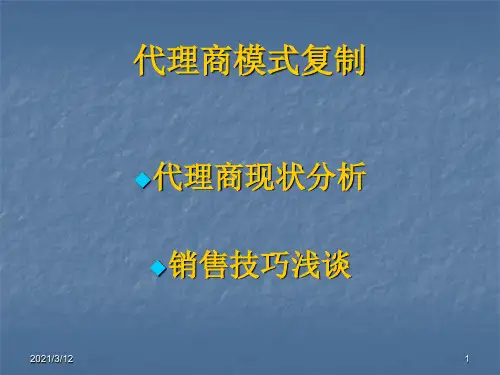 代理商模式复制PPT课件