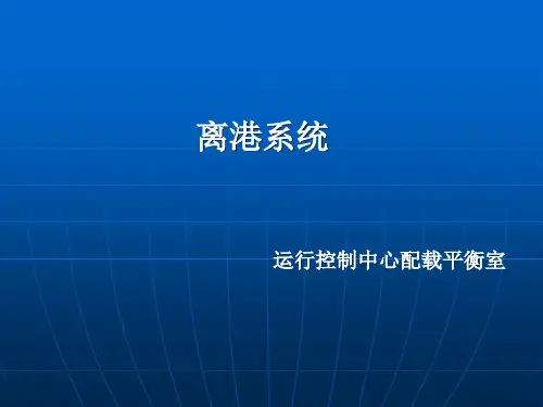 第四部分离港系统.