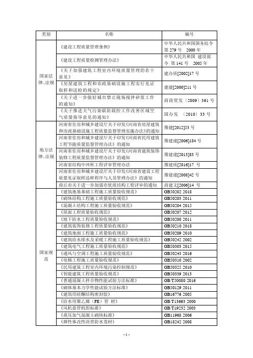 施工图集、规范更新(2020年)