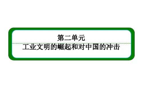 岳麓版高中历史必修2：单元体系总结【第2单元】ppt课件
