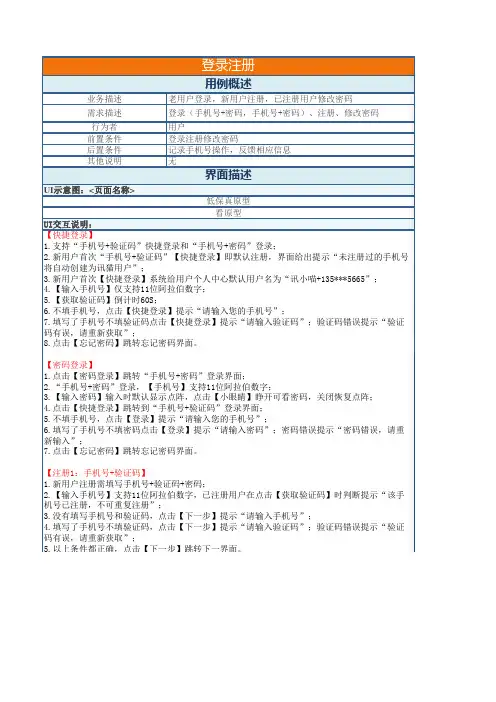 登录注册流程UC