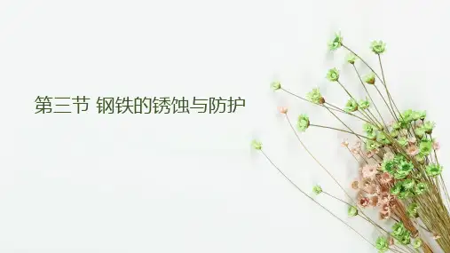 第九单元第三节钢铁的锈蚀与防护课件-九年级化学下册