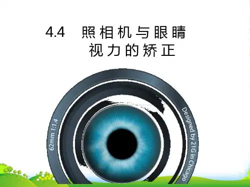 新苏科版物理八年级上册4.4 照相机与眼睛-视力的矫正 课件 (23张)