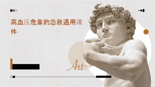 高血压危象的急救通用课件