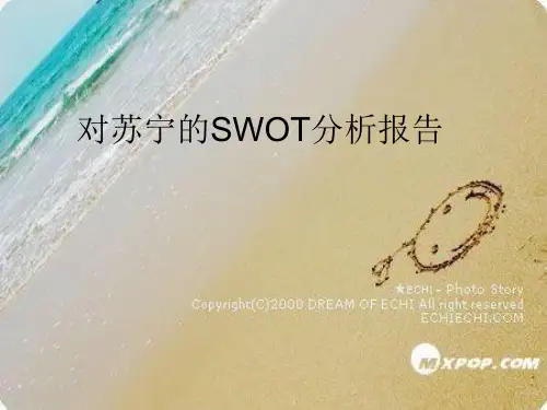 对苏宁的SWOT分析报告1