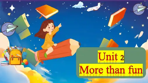 外研版(2024)七年级英语上册 Unit+2+Reading+for+writing课件