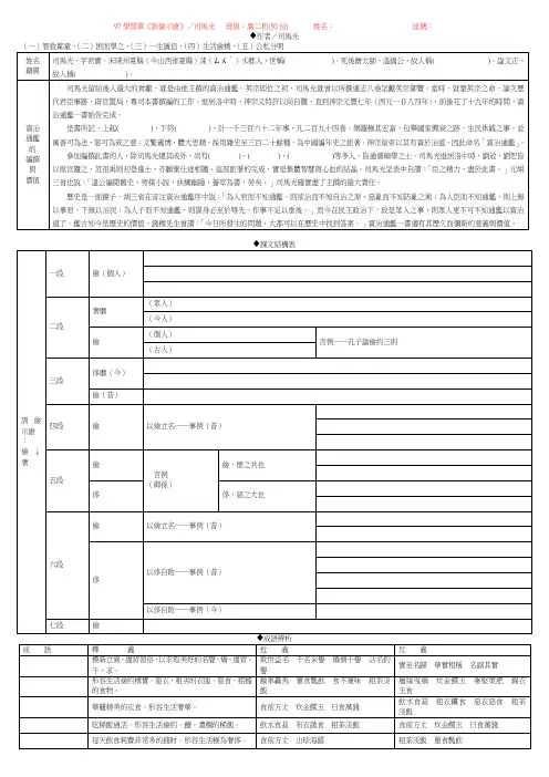 第七课训俭示康司马光