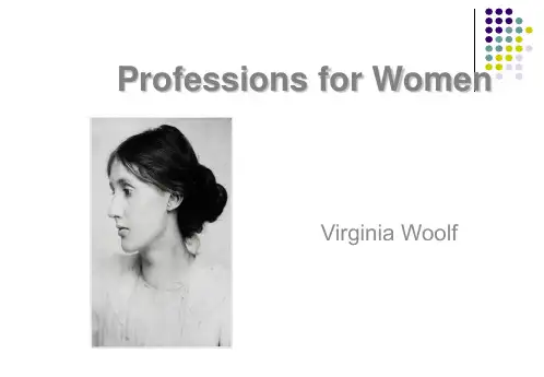 Lesson 4-Professions for Women